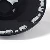 Black Crystal Elephant Bowl