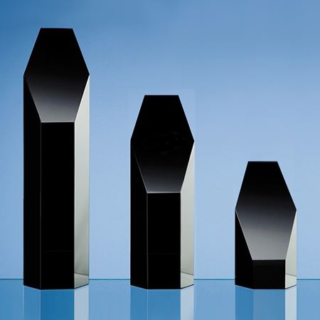 Black Crystal Hexagonal Tower