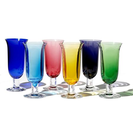 Coloured Crystal Vases