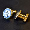 Gold Plated Wingback Cufflinks