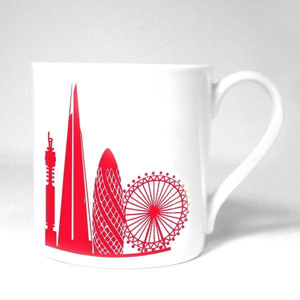 London Skyline China Mug