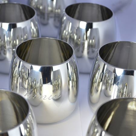  Pewter Tumblers