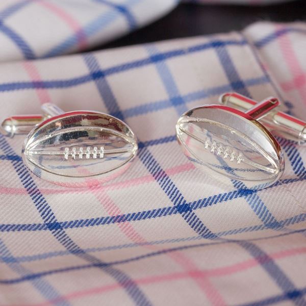 Rugby Ball Cufflinks