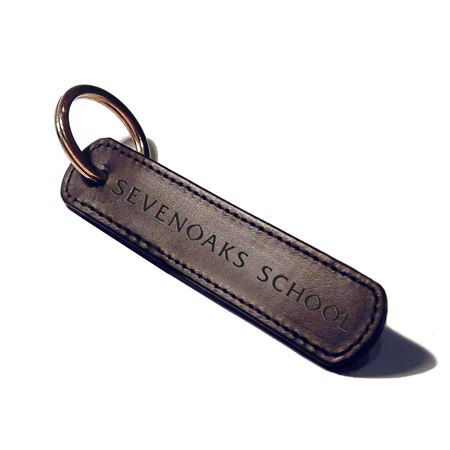 Sevenoaks School Leather Keyring