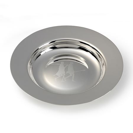 Silver Plate Maasai Alms Dish 