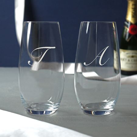 Stemless Champagne Flutes