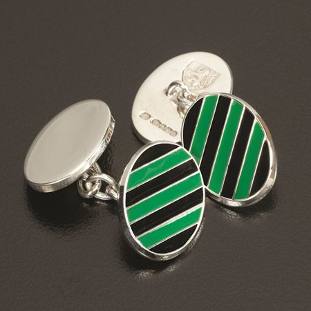 Sterling Silver "Lyon's" Cufflinks