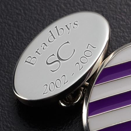 Sterling Silver "Bradbys" Cufflinks