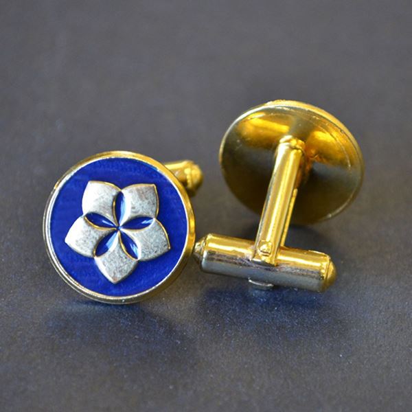 Gold Plated Wingback Cufflinks