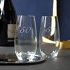 Stemless Champagne Flutes