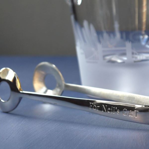 Silver Plated Ice Tongs