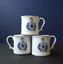 English Bone China Racing Colour Mug Set