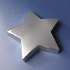 Silver plate star paperweight