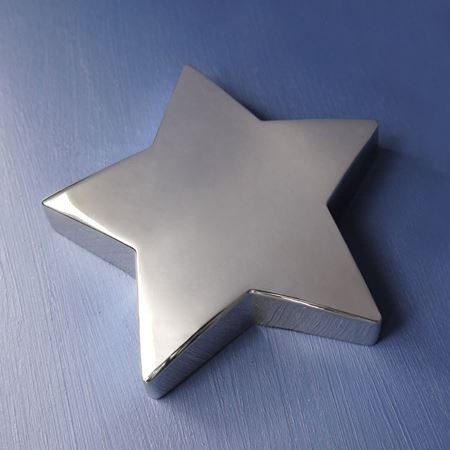 Star paperweight with name