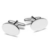 Oval wingback cufflinks