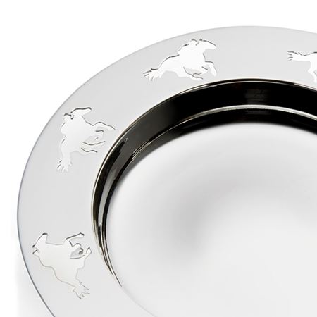 Sterling Silver Racing Alms Dish