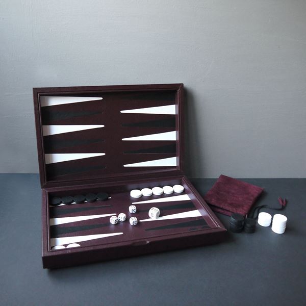 Leather Backgammon Board