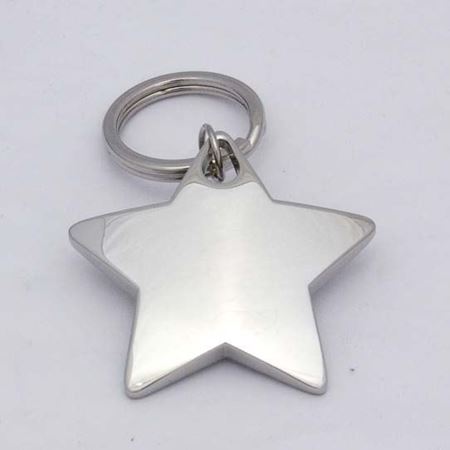 Nickel Plate Star Keyring