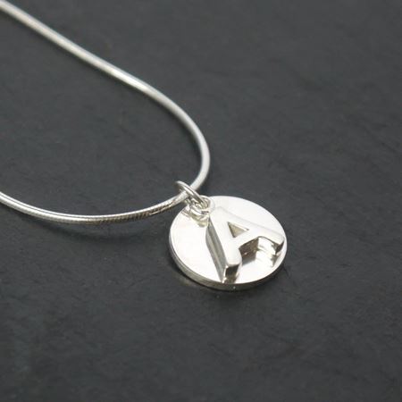 Sterling Silver Initial Necklace