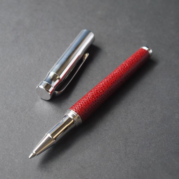 Inkerman Sterling Silver and Leather Pen