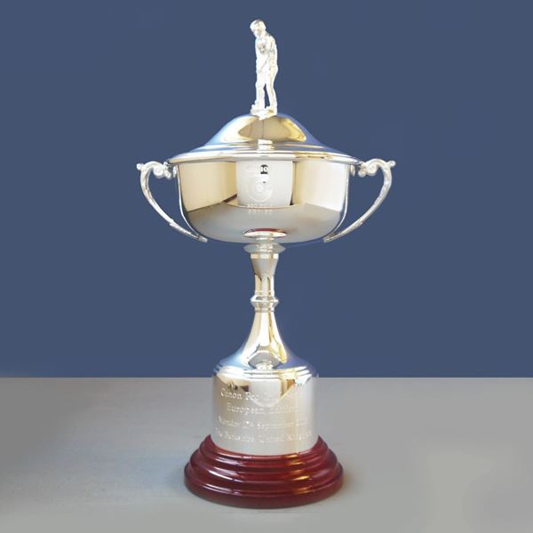 Silver Plated Classic Cup with Golf Finial