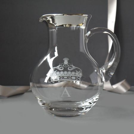 Silver Trim Water Jug