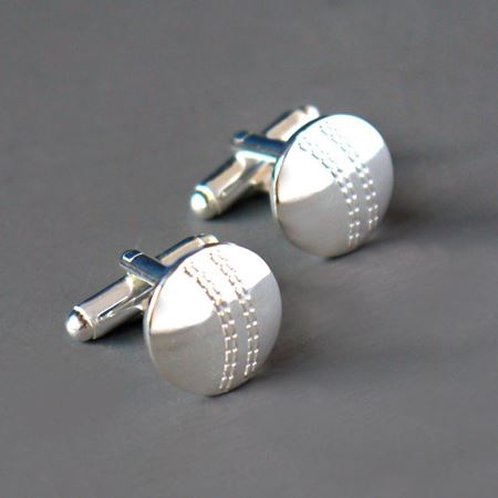 Cricket Ball Cufflinks