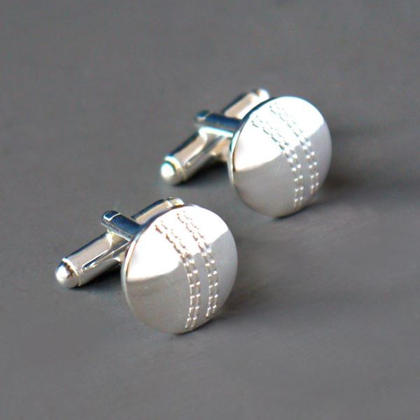 Cricket Ball Cufflinks