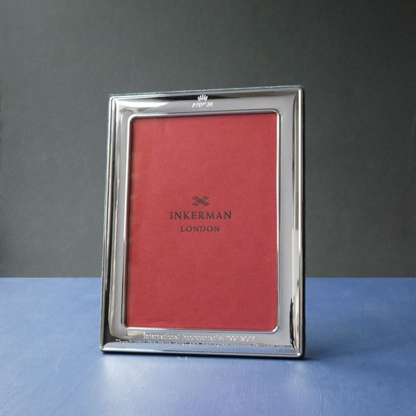 Sterling Silver Photograph Frames With Velvet Back