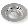 Silver Plate Maasai Rhino Alms dish