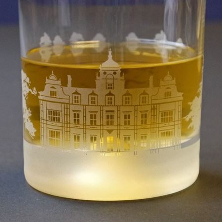 Picture of Westonbirt School Skyline Etched Glass Tumblers