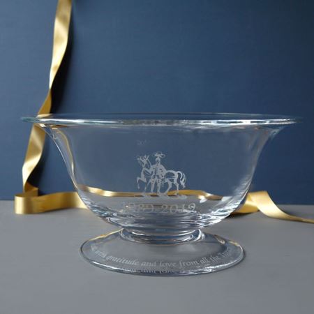 Alice bowl with Crest and Message - example only