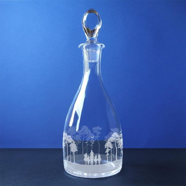 Racing Welfare Teardrop Decanter