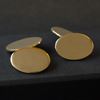 Gold plated cufflinks