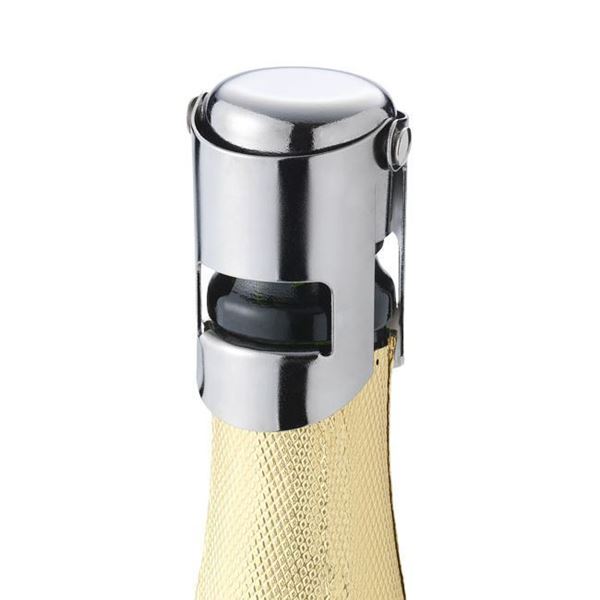 Nickel Plate Champagne Stopper