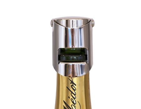 Nickel Plate Champagne Stopper