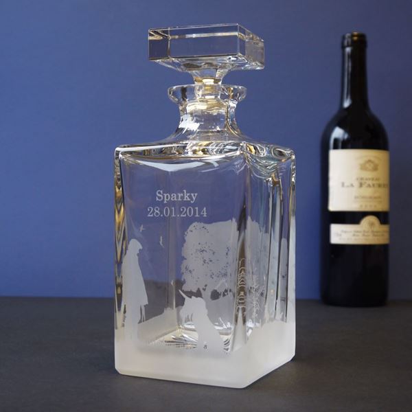 Personalised Crystal Square Decanter