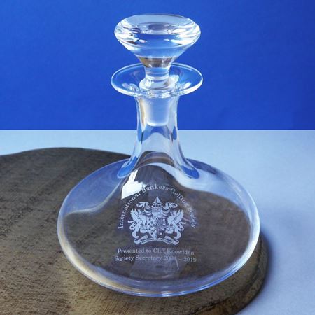 Crystal admiral ships decanter