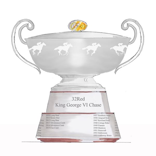 The design and creation of the 32 Red King George VI chase Trophy