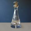 Crystal Pyramid Decanter with Sterling Silver Neck