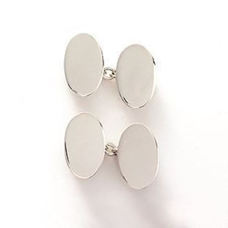 Oval cufflinks