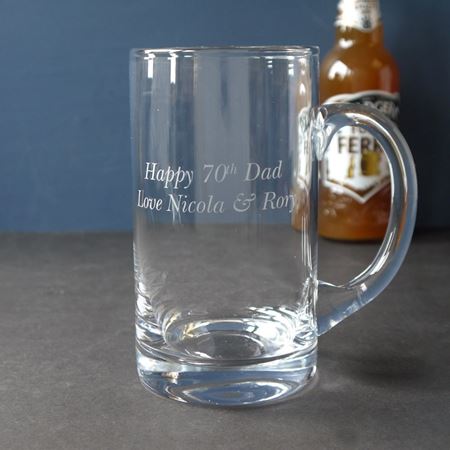 Picture of Glass Pint Tankard