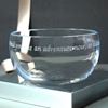 Personalised glass bowl
