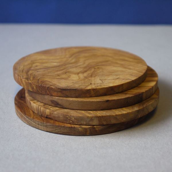 Oiled Olive Wood Coasters