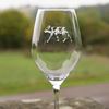 Wine glass wild dog