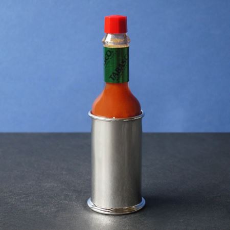 Picture of Solid Silver Tabasco Cover