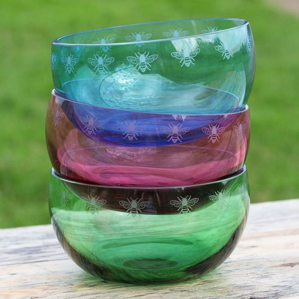 Picture of Colourful Crystal Bee Bowl