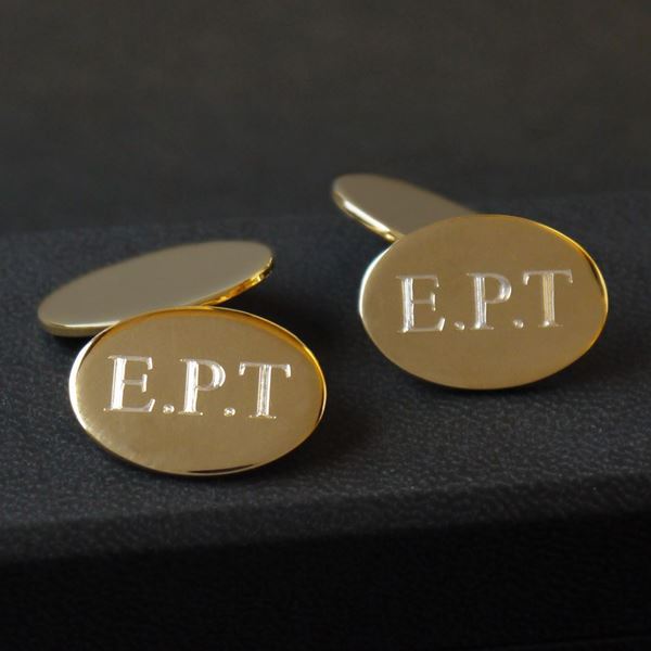 gold-plated-oval-cufflinks