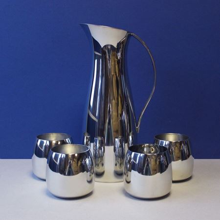 Pewter Westminster Jug and Chelsea Tumbler Set