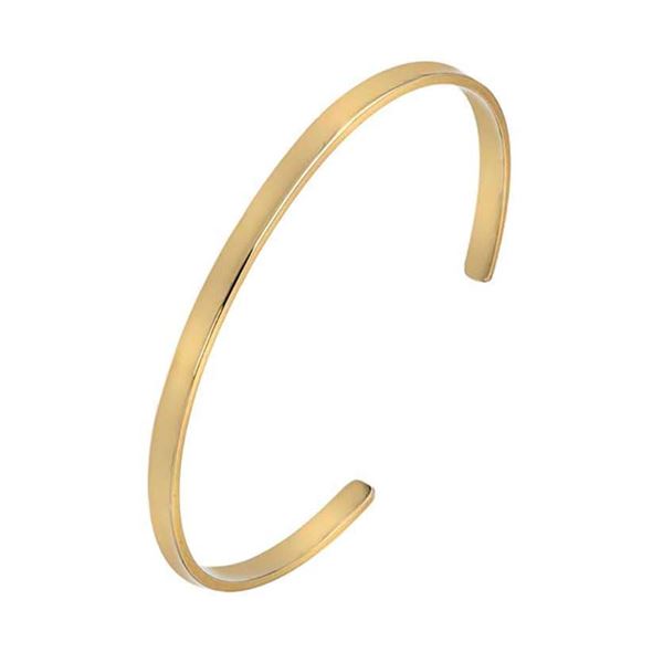 9ct Gold Rectangular Bangle